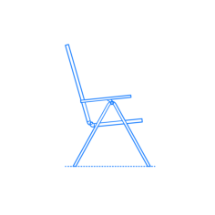 Furniture Recliner Ikea Sjalland Reclining Chair Stencil Svg Vector, Free Vectors File